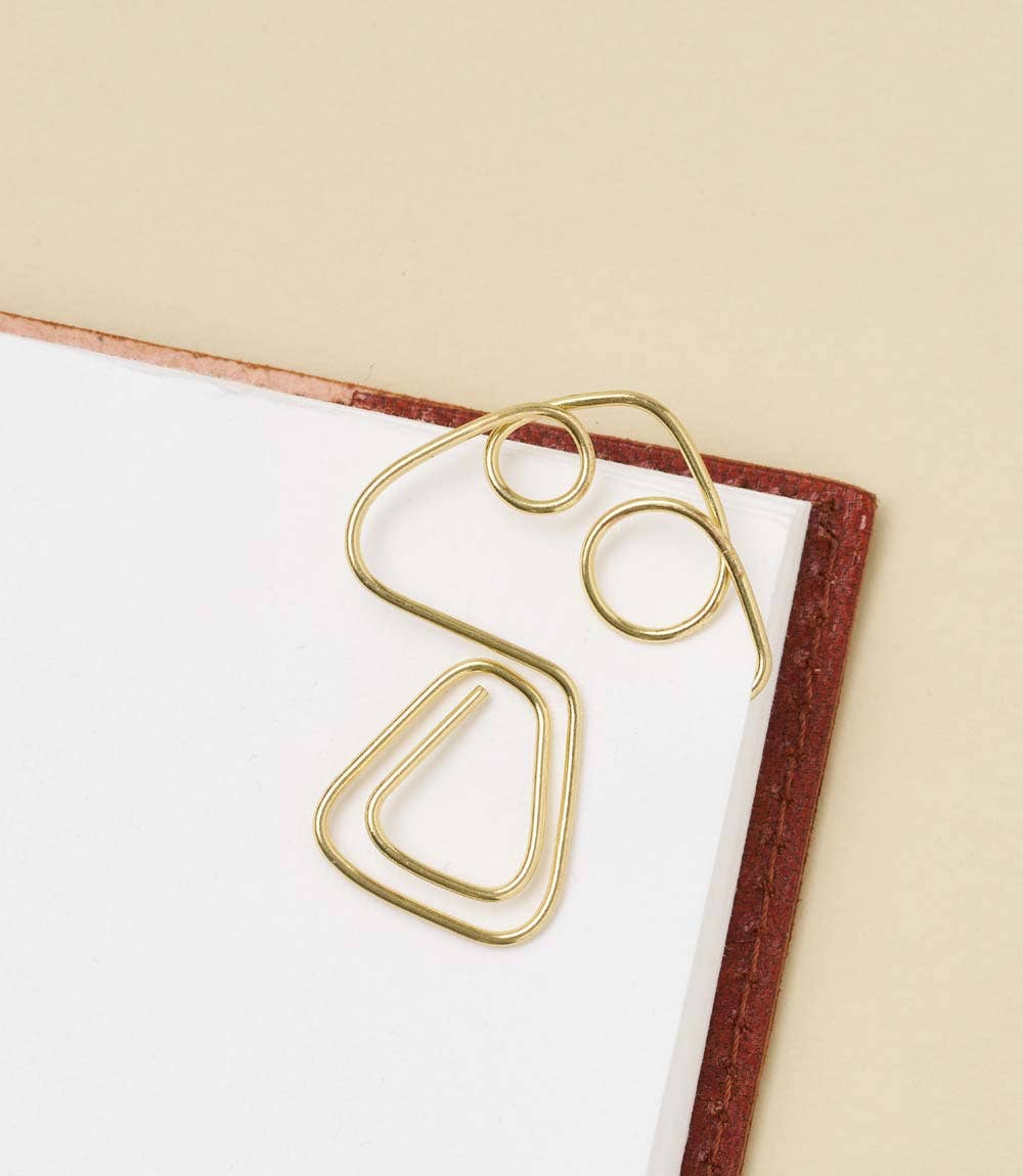 Bookmark - Wire Kitaab Mushroom - Gold