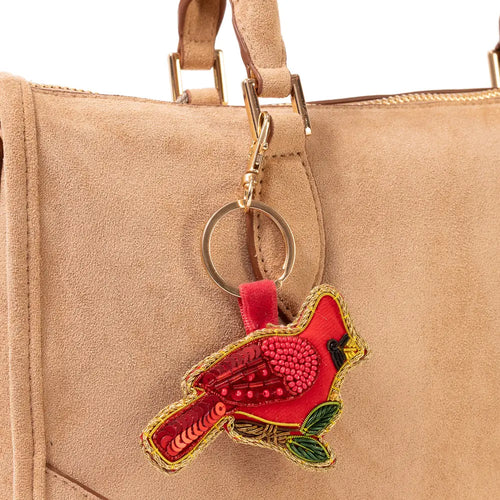 Bag Charm Keychain - Raksha Cardinal