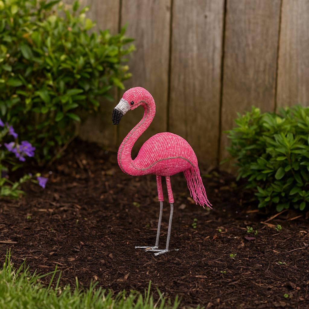 Beaded Flamingo - Medium
