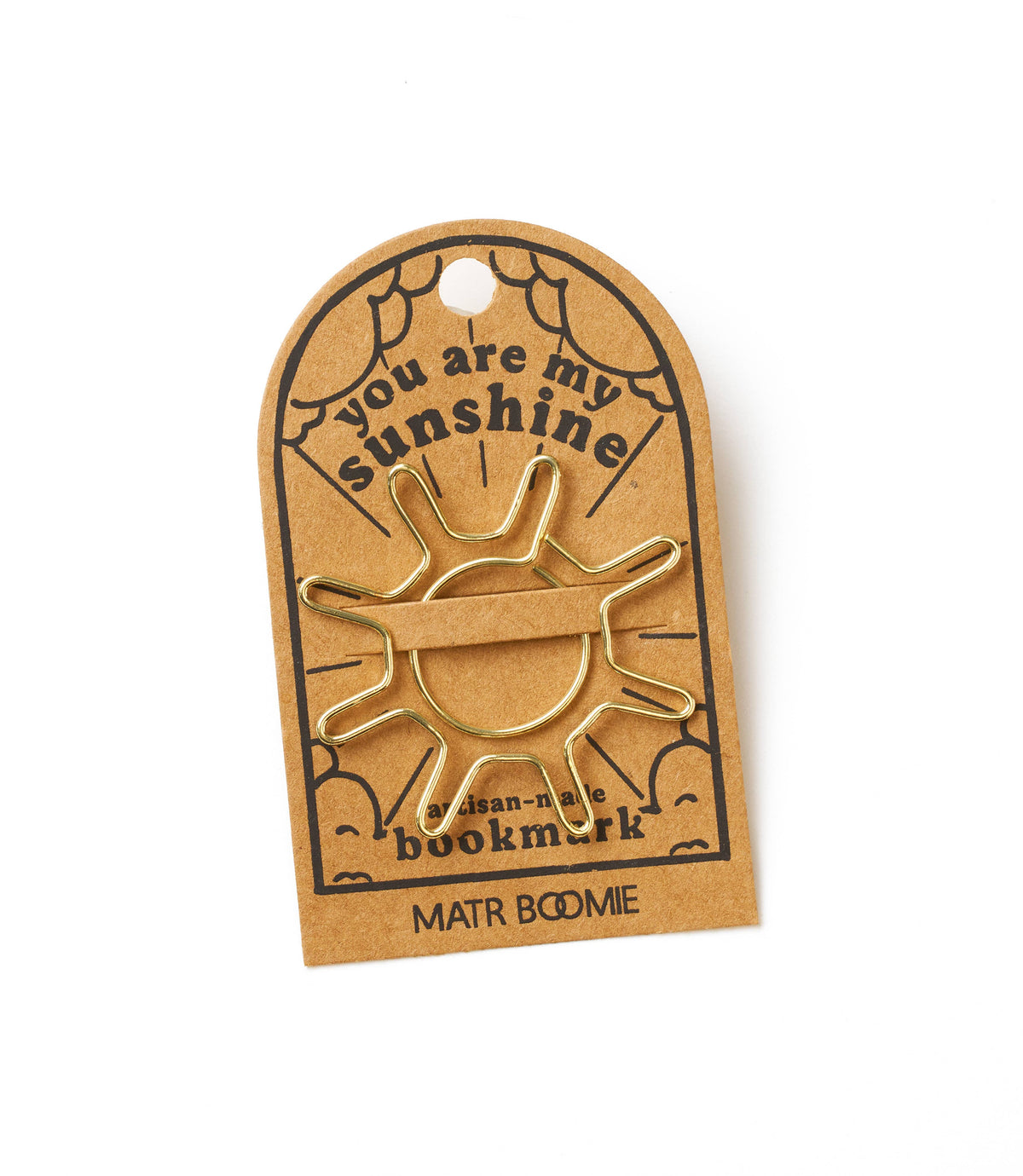 Bookmark - Gold Wire Kitaab Sun