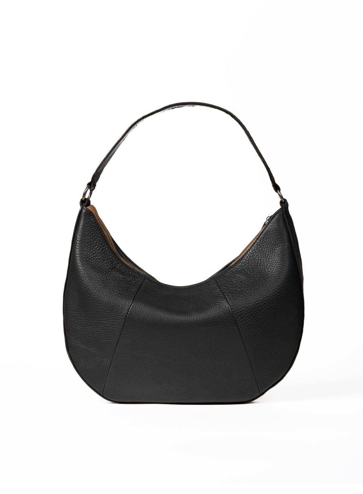Handbag - Black Saddle Shoulder Bag