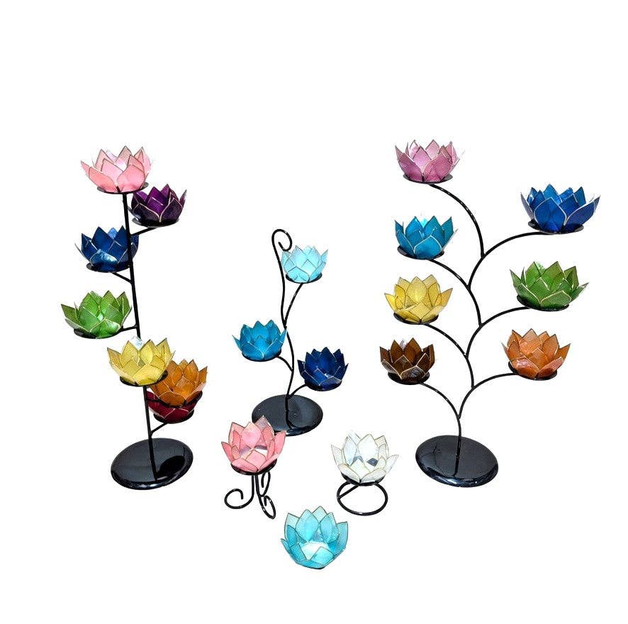 Mini Stand - Capiz Lotus