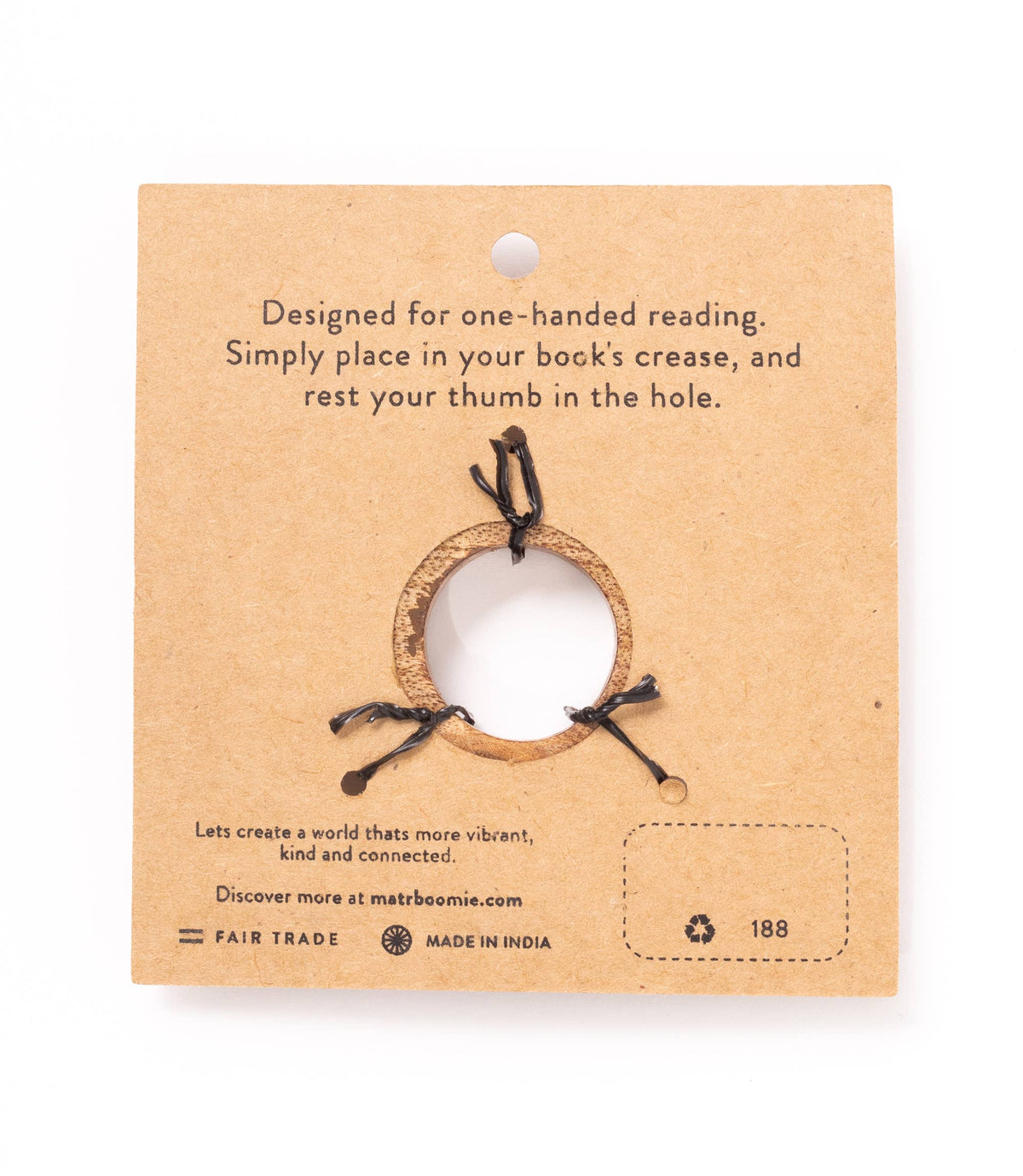 Thumb Book Page Holder: Bee
