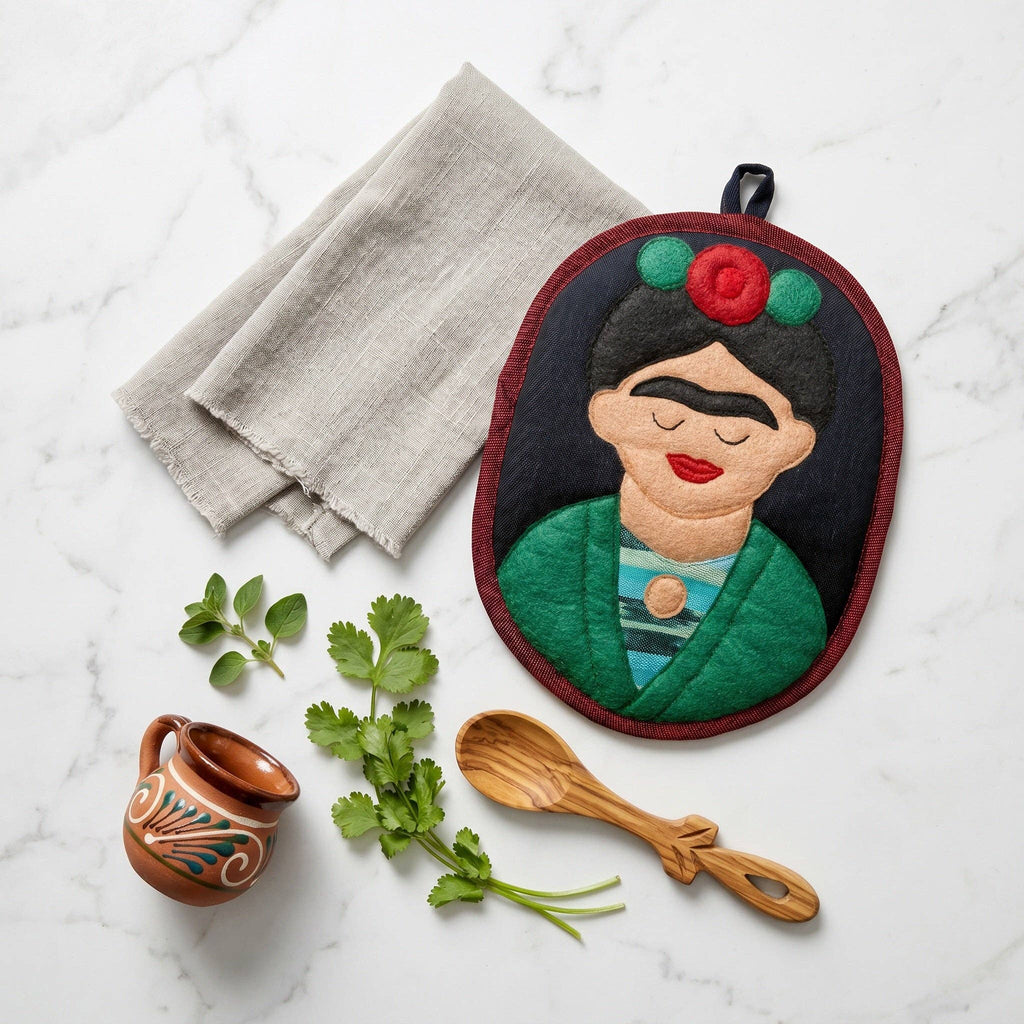 Frida-Inspired Kitchen Decor - Frida the Artist Potholder