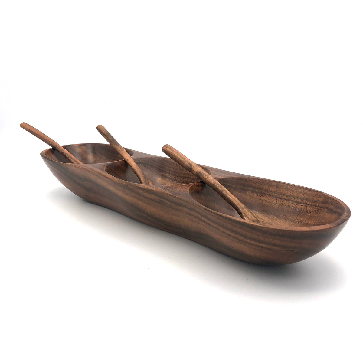 Tropical Hardwood Salsa Dish-Large