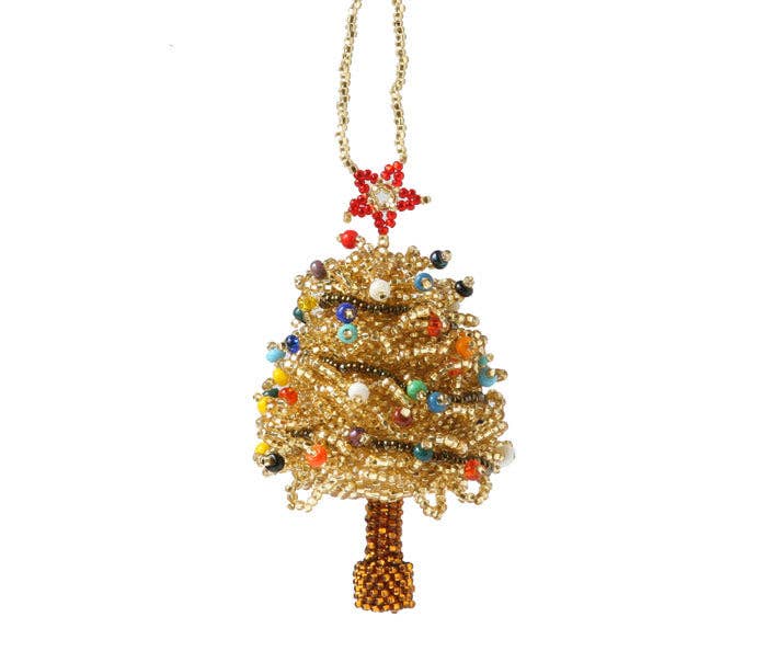 Ornament - Gold Christmas Tree