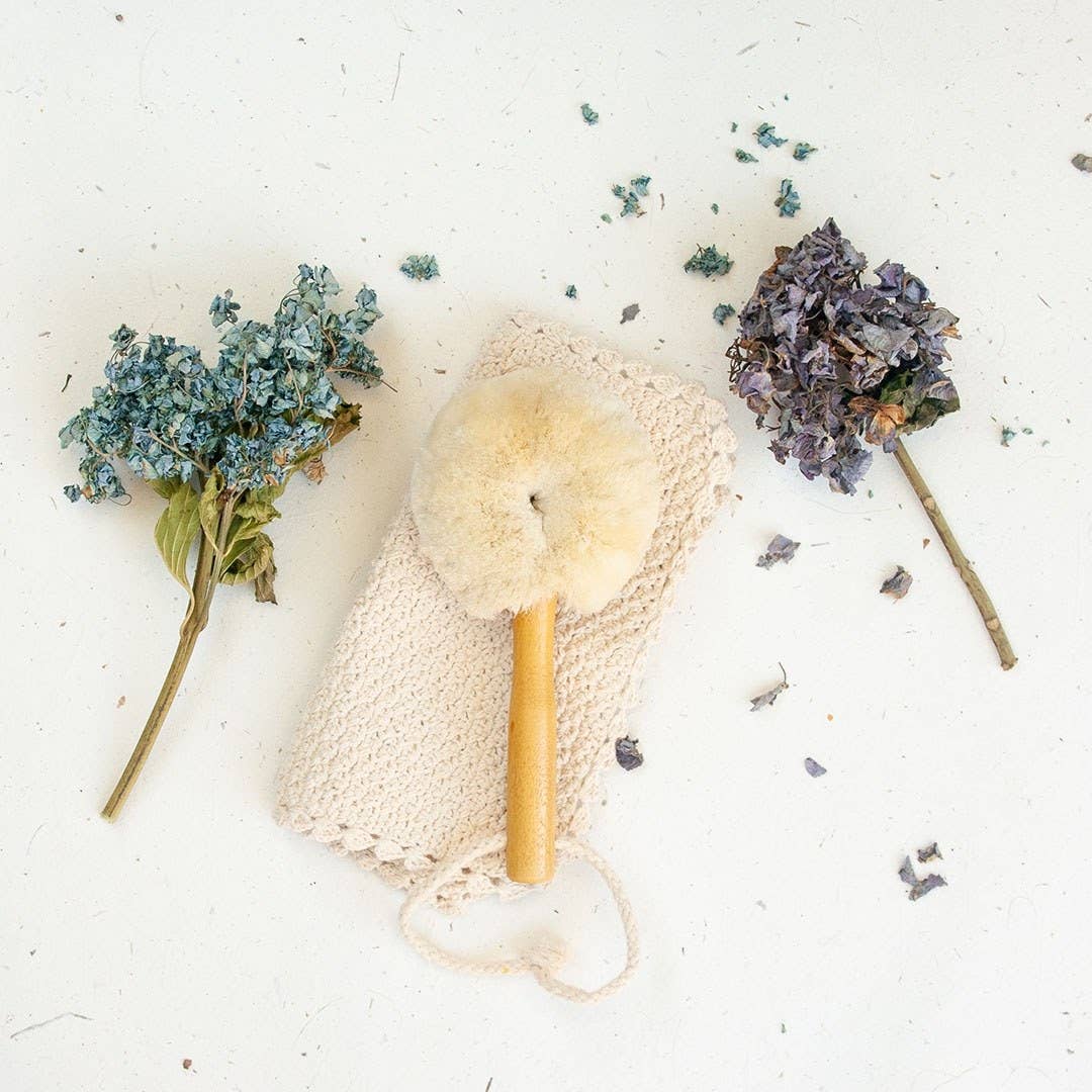 Body Brush - Dry Face Brush - Soft Jute