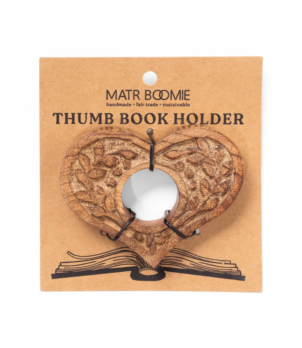 Thumb Book Page Holder: Heart