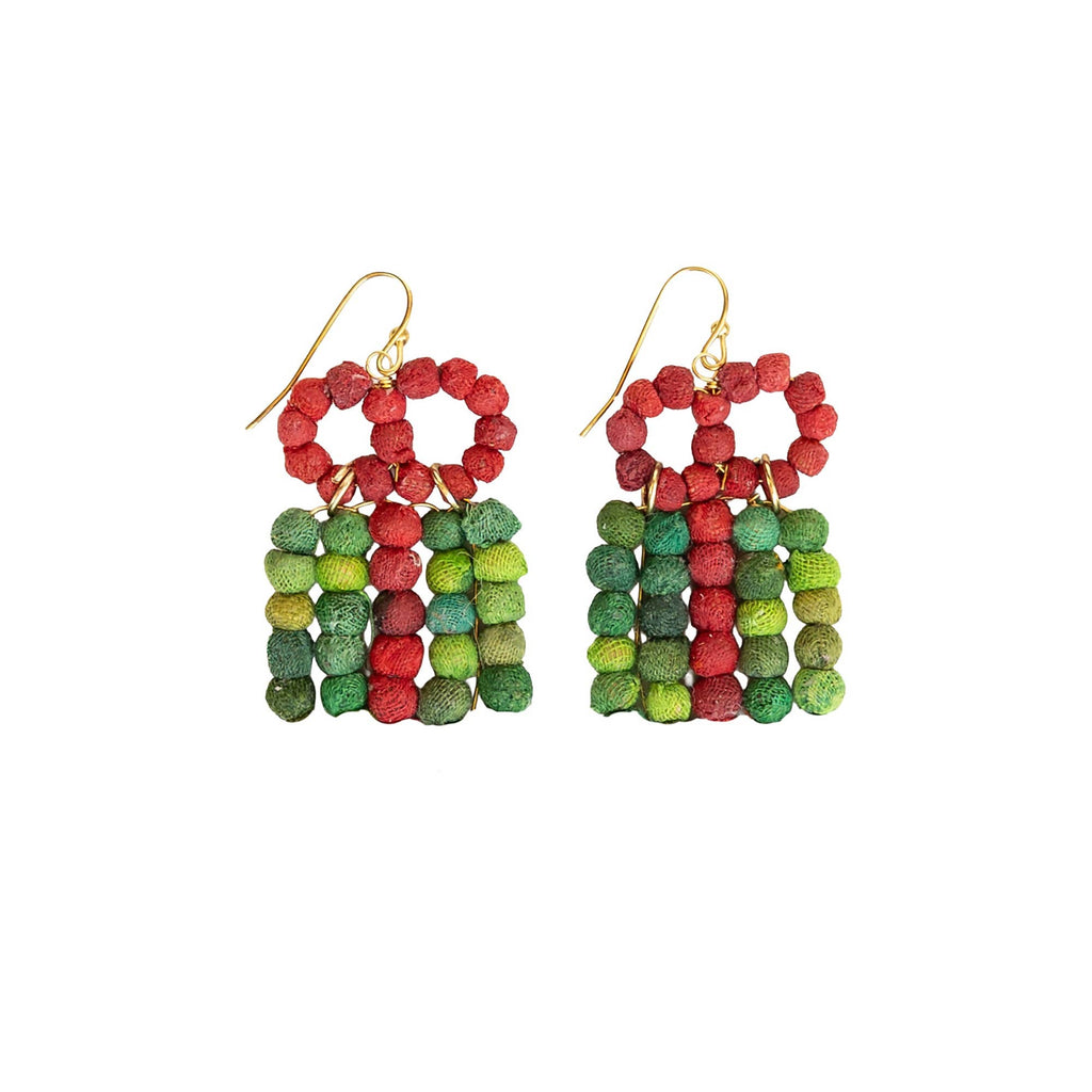 Earrings-Kantha Holiday Present