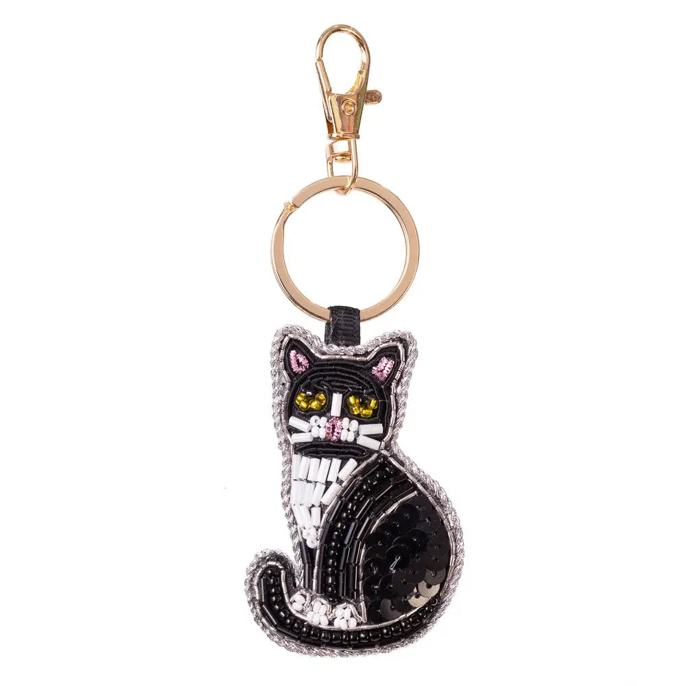 Bag Charms Cat| Winter Park, FL | Trade Routes Collective | Fair Trade