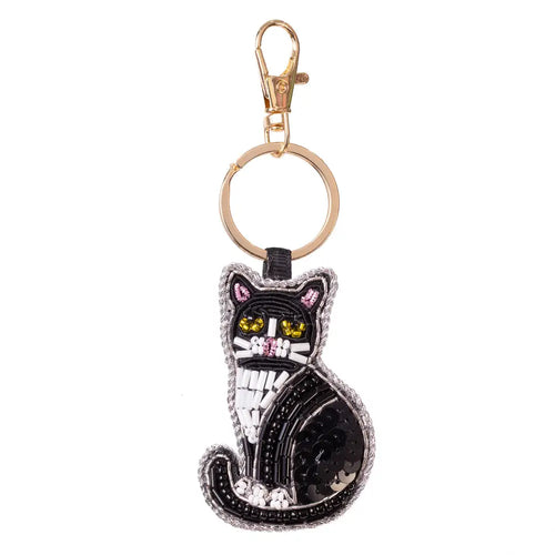 Bag Charms Cat| Winter Park, FL | Trade Routes Collective | Fair Trade
