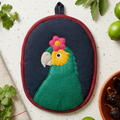 Bonito the Parrot Potholder | Fair Trade | Winter Park, FL | Trade Routes Collective