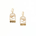Brass Sunrise Earrings | Trade Routes Collective | Winter Park, FL | Fair tRade