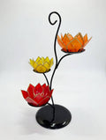 Capiz Lotus Flower Candleholder Stand | Trade Routes Collective | Winter Park, FL | Fair Trade