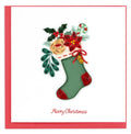 Christmas Stocking Quilling Card | Trade Routes Collective | Fair Trade | Winter Park, FL
