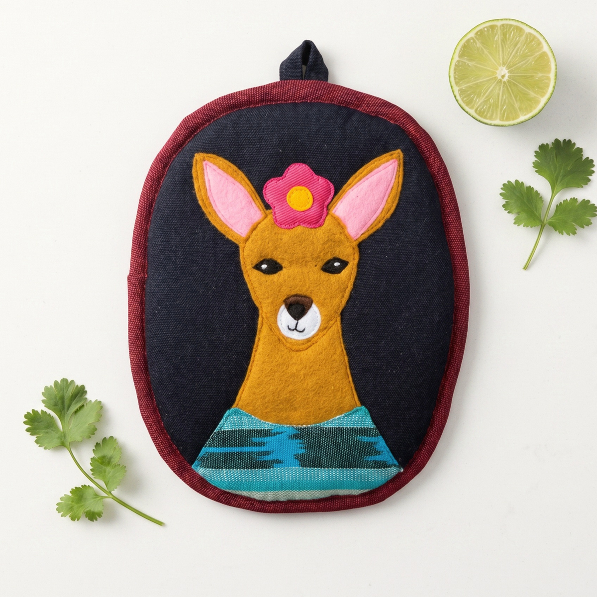 Granizo the Deer Potholder | Fair Trade | Winter Park, FL | Trade Routes Collective
