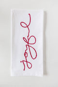 Joyful Tea Towel Red | Trade Routes Collective | Winter Park, FL | Fair Trade