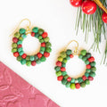 Kantha Wreath Earrings | Trade Routes Collective | Winter Park, FL | Fair Trade