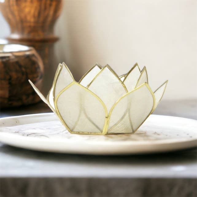 Lotus_Capiz_Candleholder_Winter_Park_FL_Fair_Trade_Trade_Routes_Collective