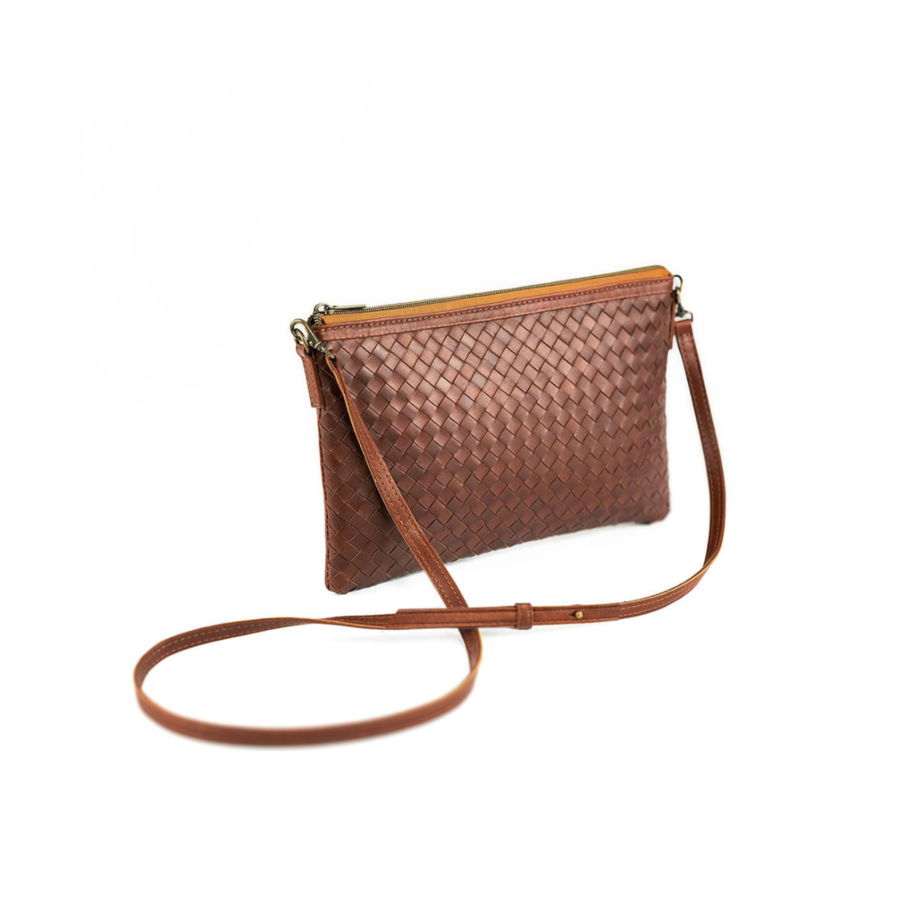 Mahogany Cross Body Handbag |Trade Routes Collective | Fair Trade | Winter Park, FL