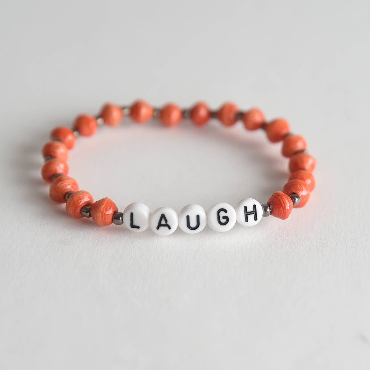 Mantra Bracelet Laugh | Trade Routes Collective | Winter Park, FL | Fair trade