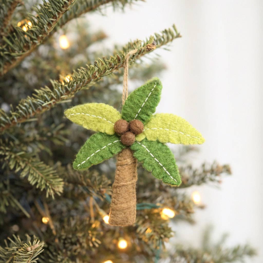 Palm Tree Ornament | Trade Routes Collective | Fair TRade | Winter Park, FL 