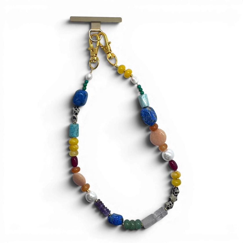 Phone Wristlet Rainbow | Trade Routes Collective | Winter Park, FL | Fair Trade