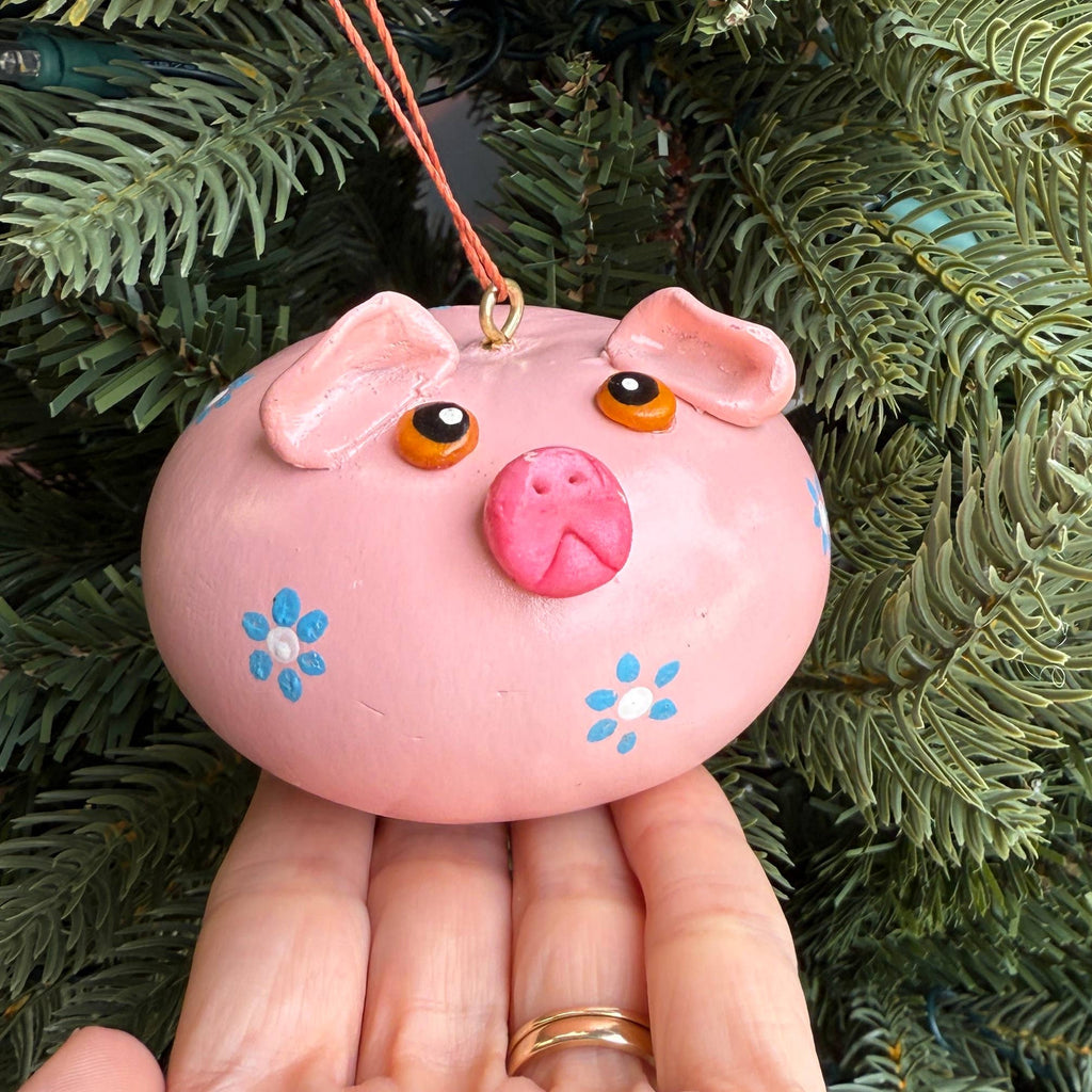 Pig Gourd Ornament | Trade Routes Collective | Fair TRade | Winter Park, FL