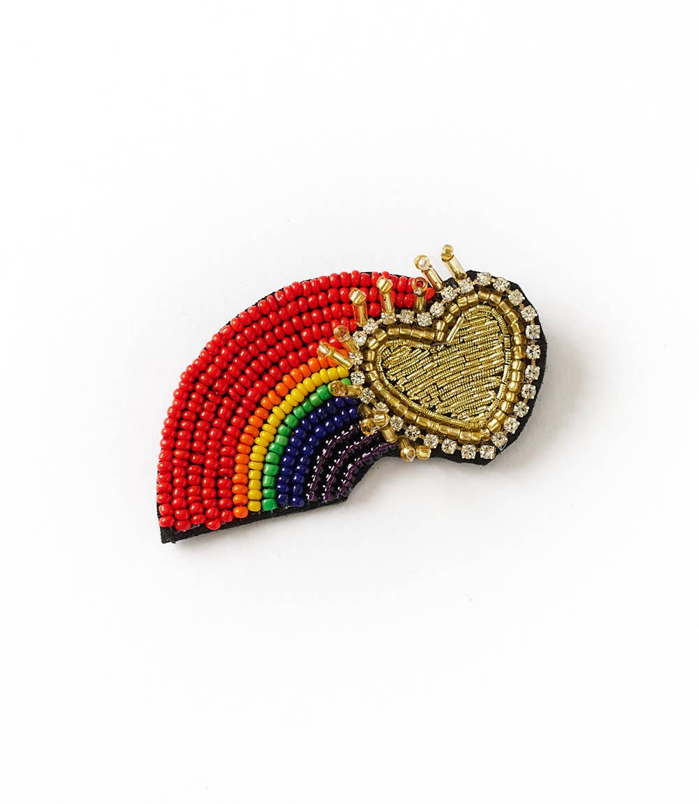 Rainbow Pin | Trade Routes Collective | Winter Park, FL | Fair Trade
