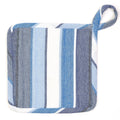 Square Pot Holder Blue Stripe | Trade Routes Collective | Winter Park, FL | Fair Trade