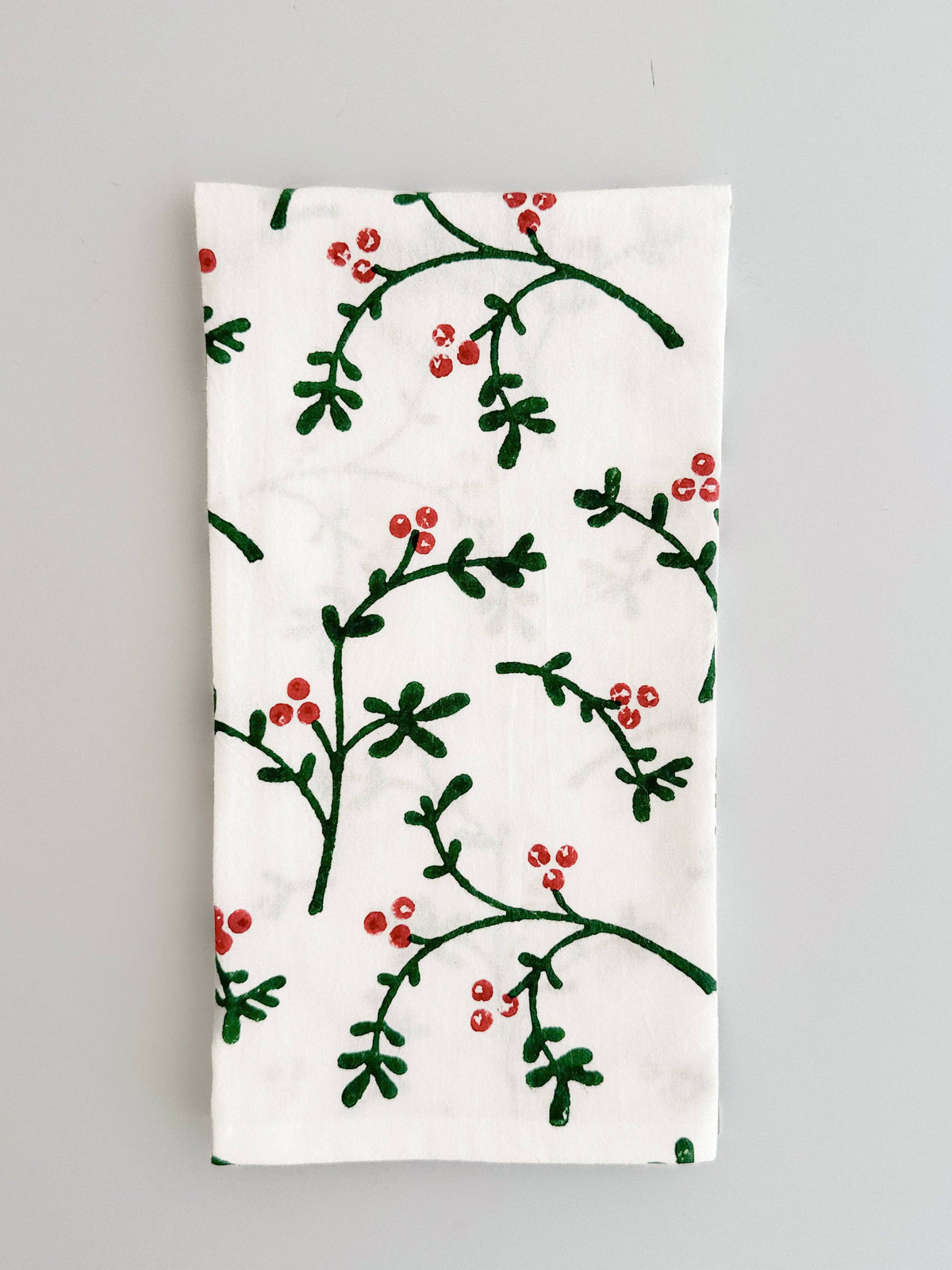 Winterberry Tea Towel | Trade Routes Collective | Fair Trade | Winter Park, F