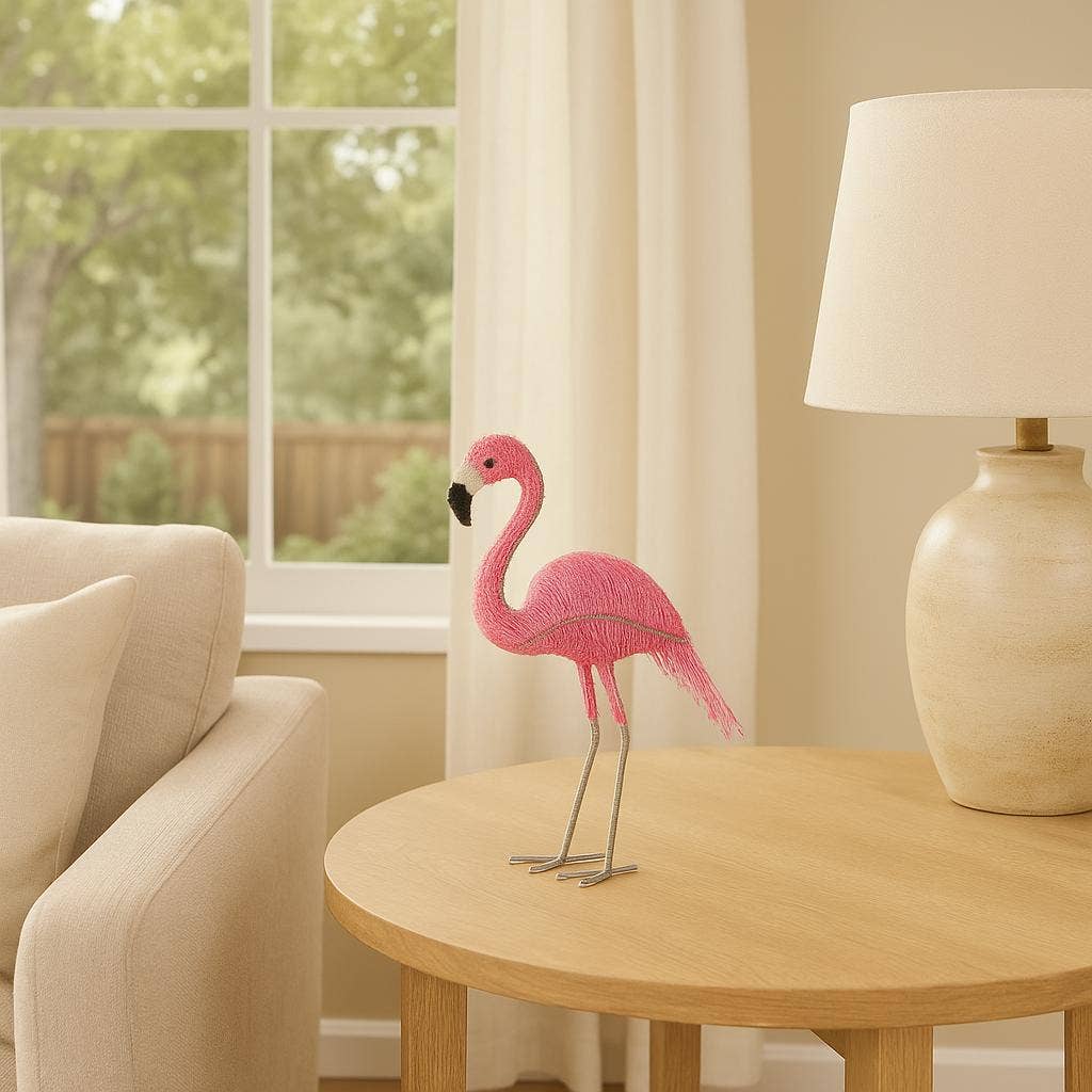 Beaded Flamingo - Medium