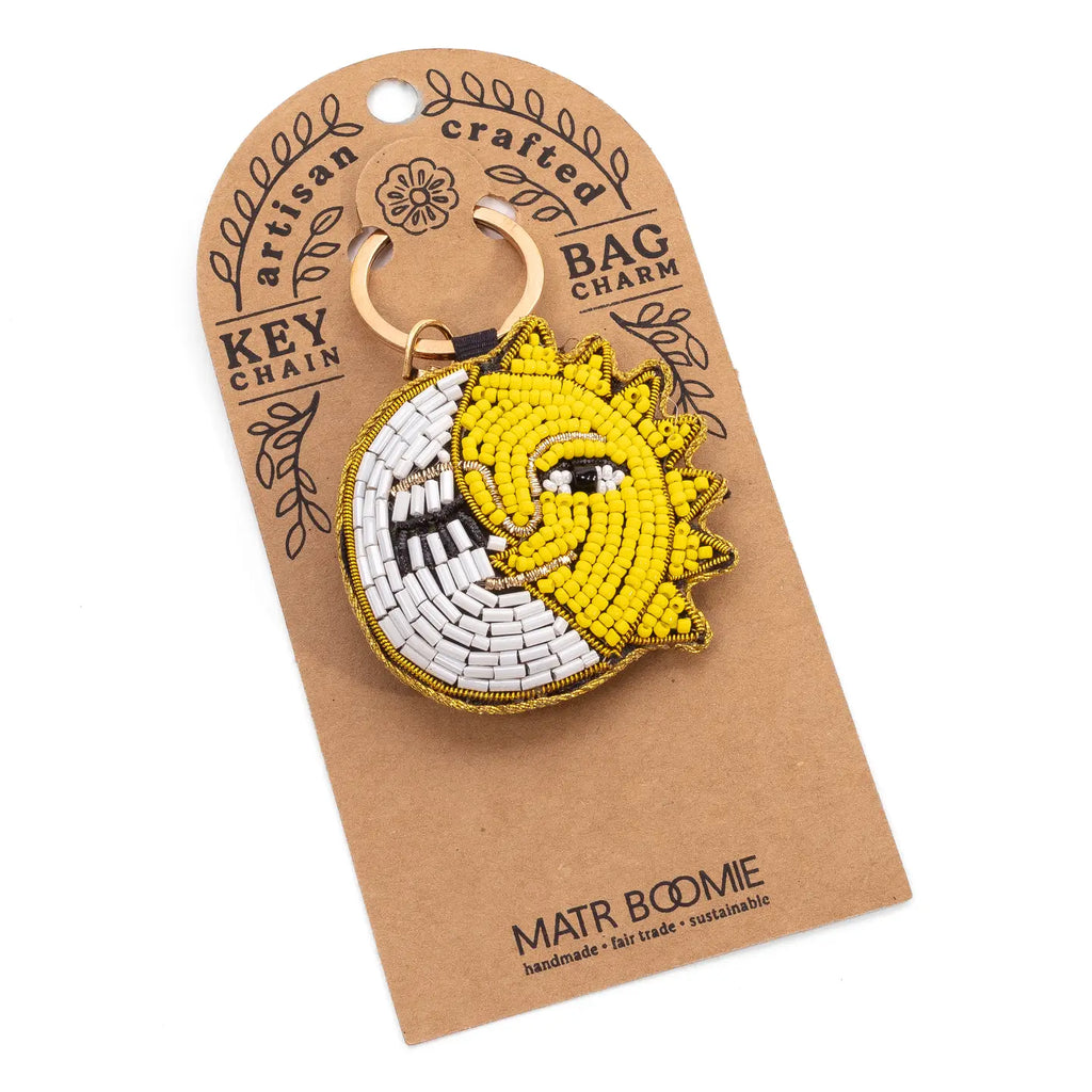 Bag Charm Keychain - Raksha Sun & Moon