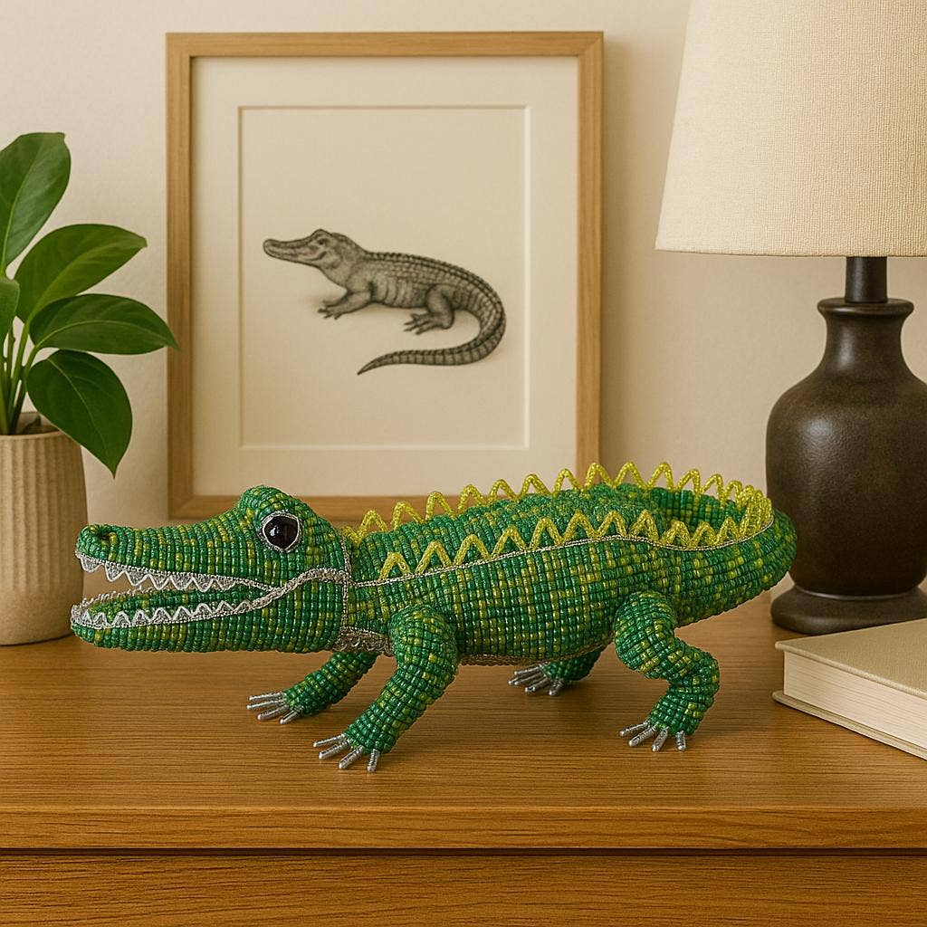 Beaded Alligator - Large