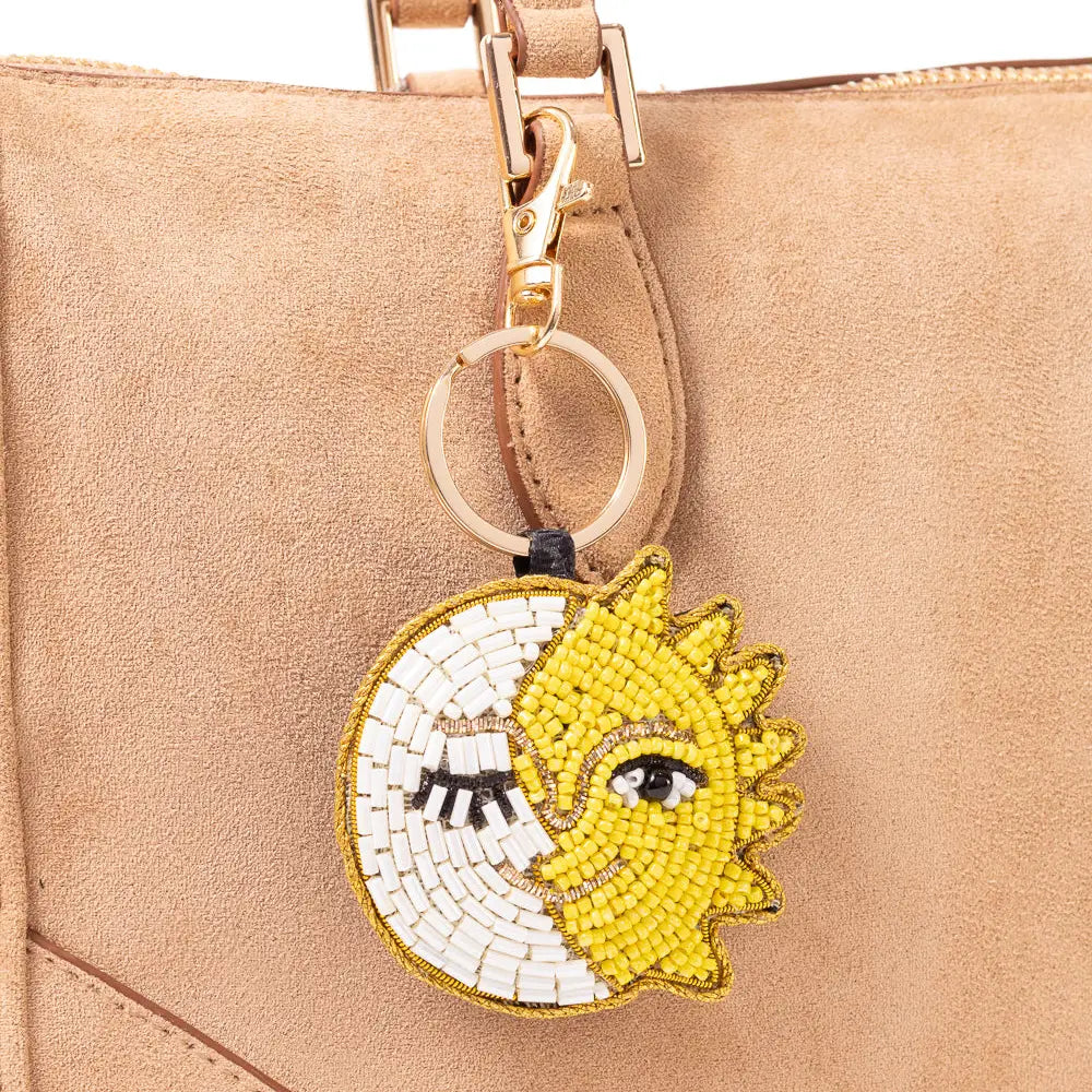 Bag Charm Keychain - Raksha Sun & Moon