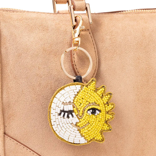 Bag Charm Keychain - Raksha Sun & Moon