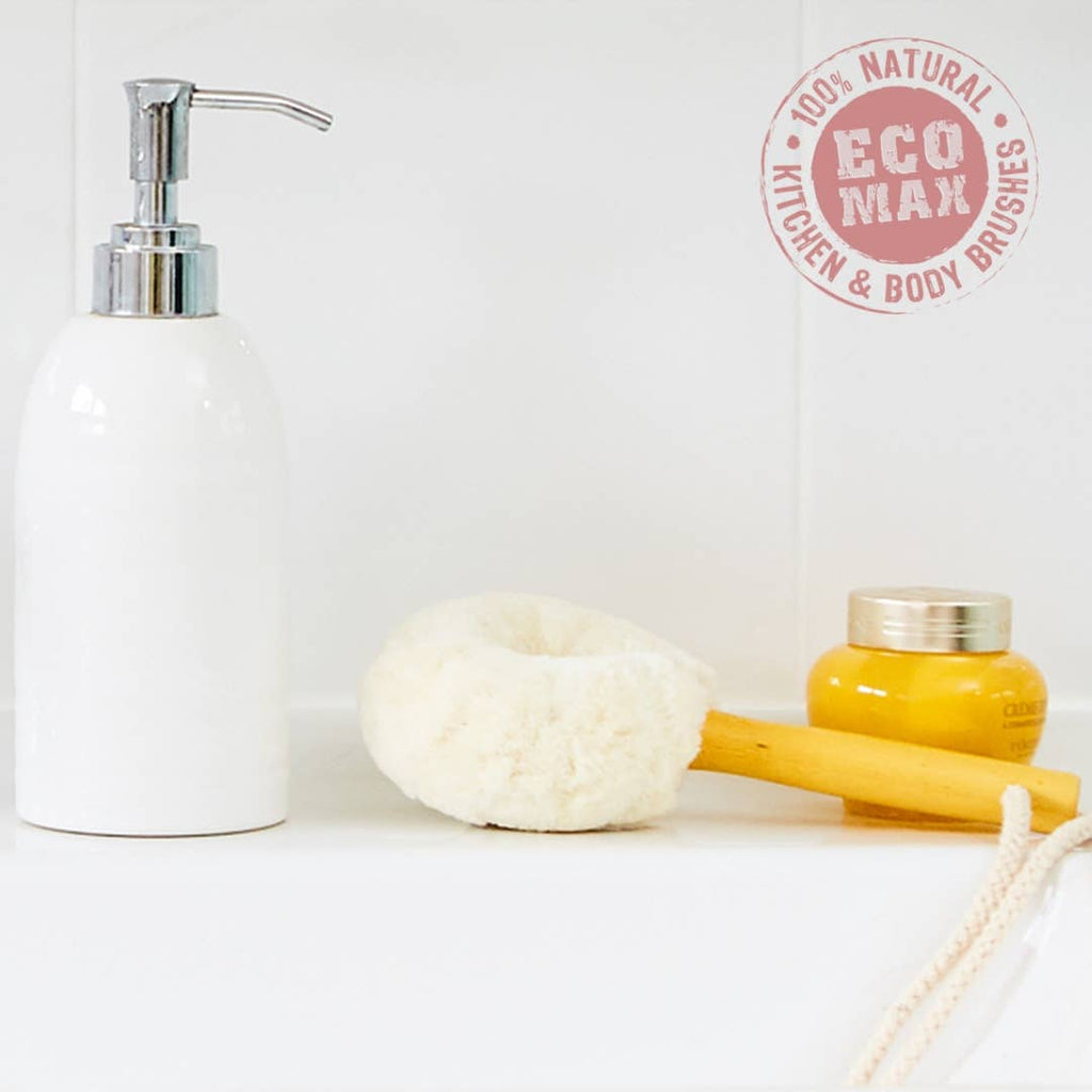 Body Brush - Dry Face Brush - Soft Jute
