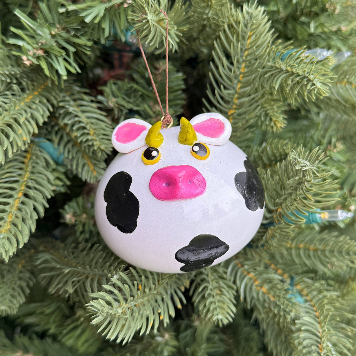 Ornament - Cow Gourd Christmas Ornament 