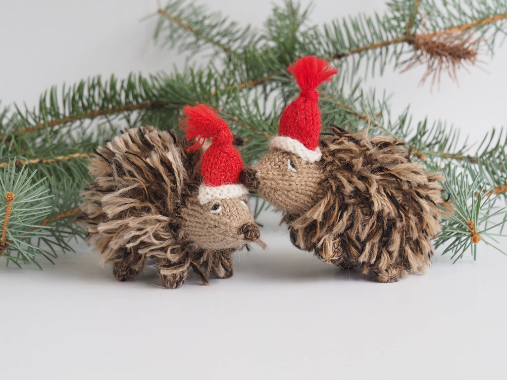 Ornament - Handmade Knit Hedgehog
