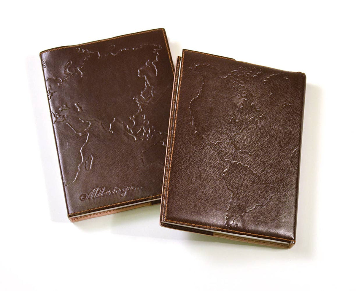 Journal - World Leather - 5"x7" - Refillable