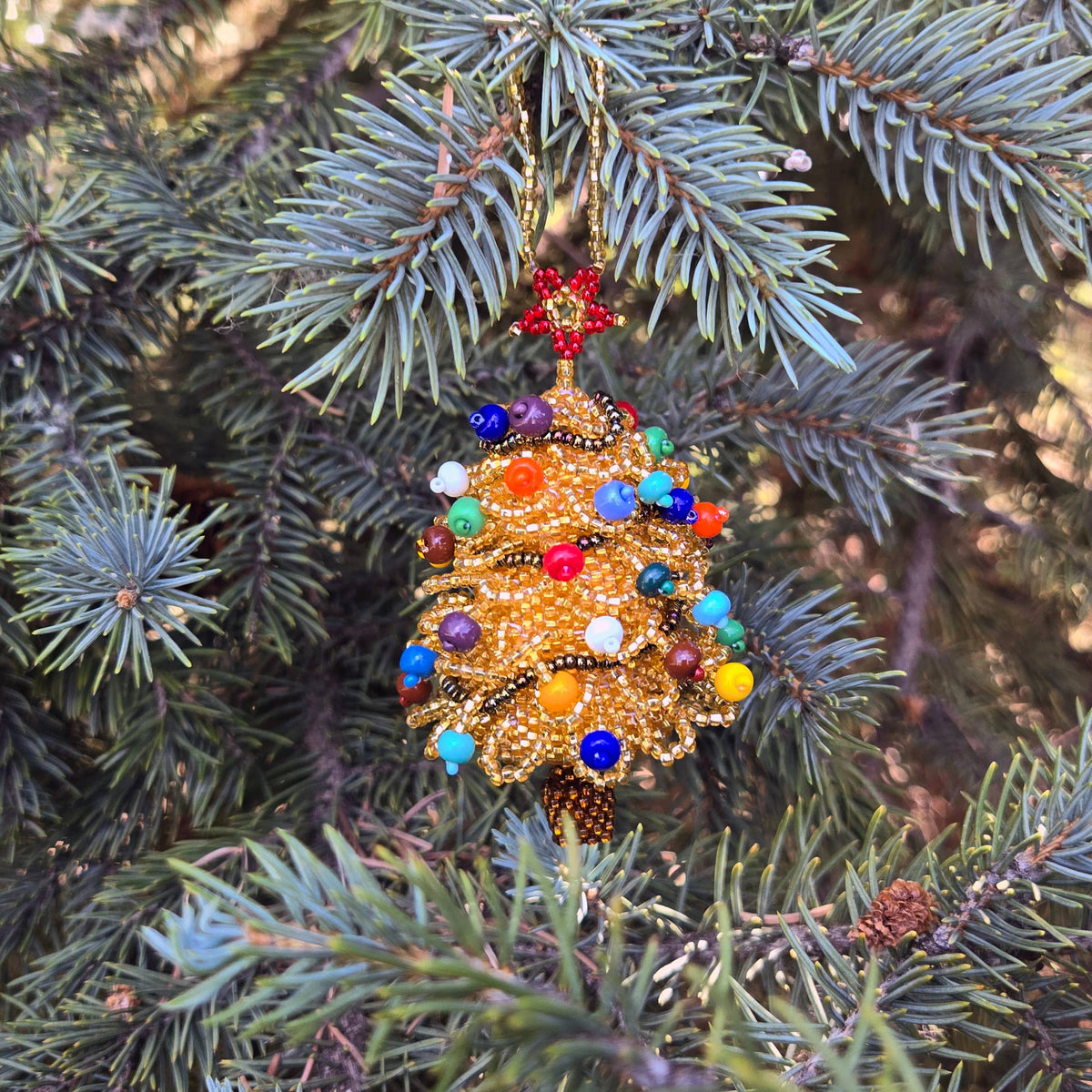 Ornament - Gold Christmas Tree