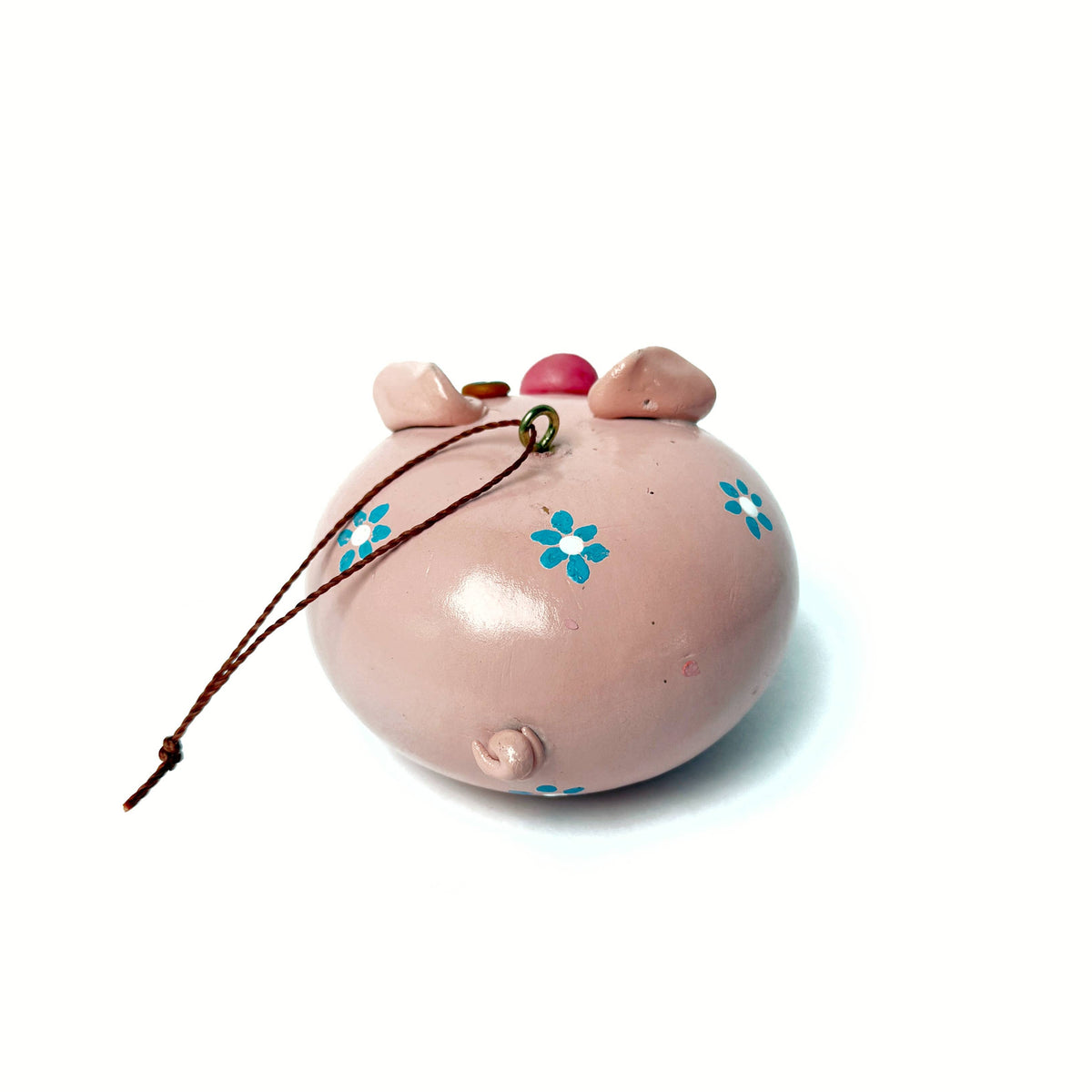 Ornament - Hand Painted Pig Gourd