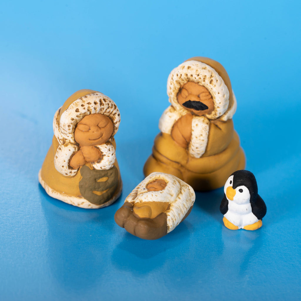Nativity - Miniature Nativity Polar Ceramic - Set of 7