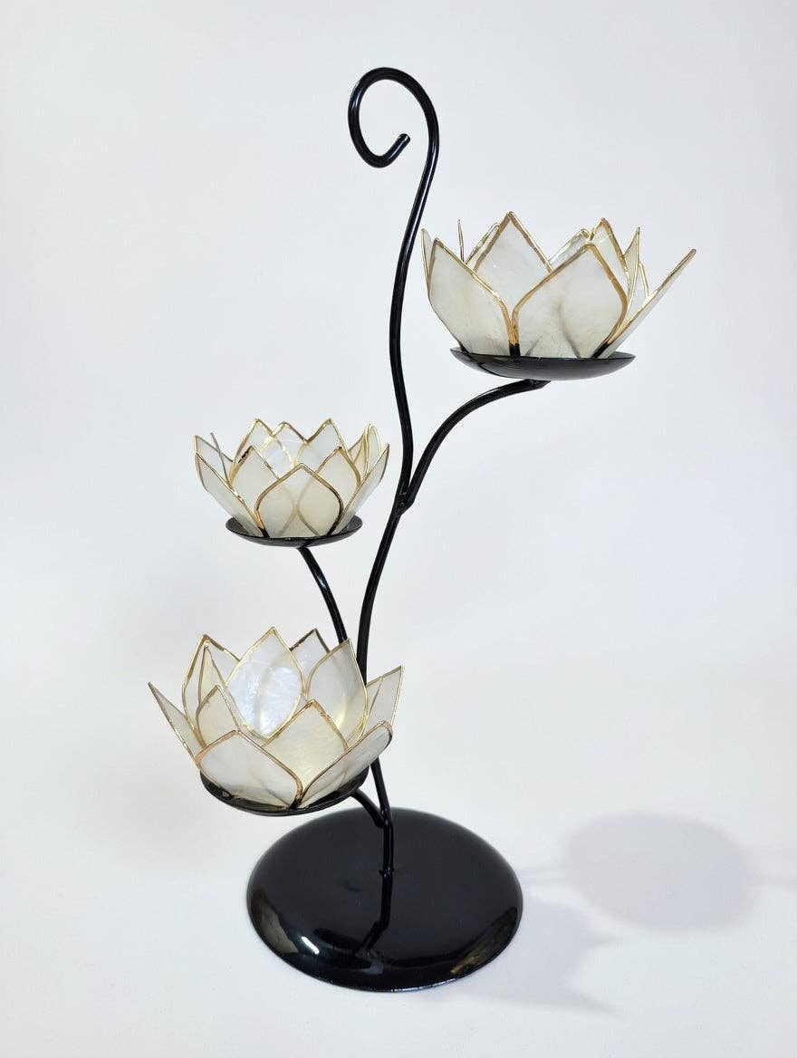 Mini Stand - Capiz Lotus