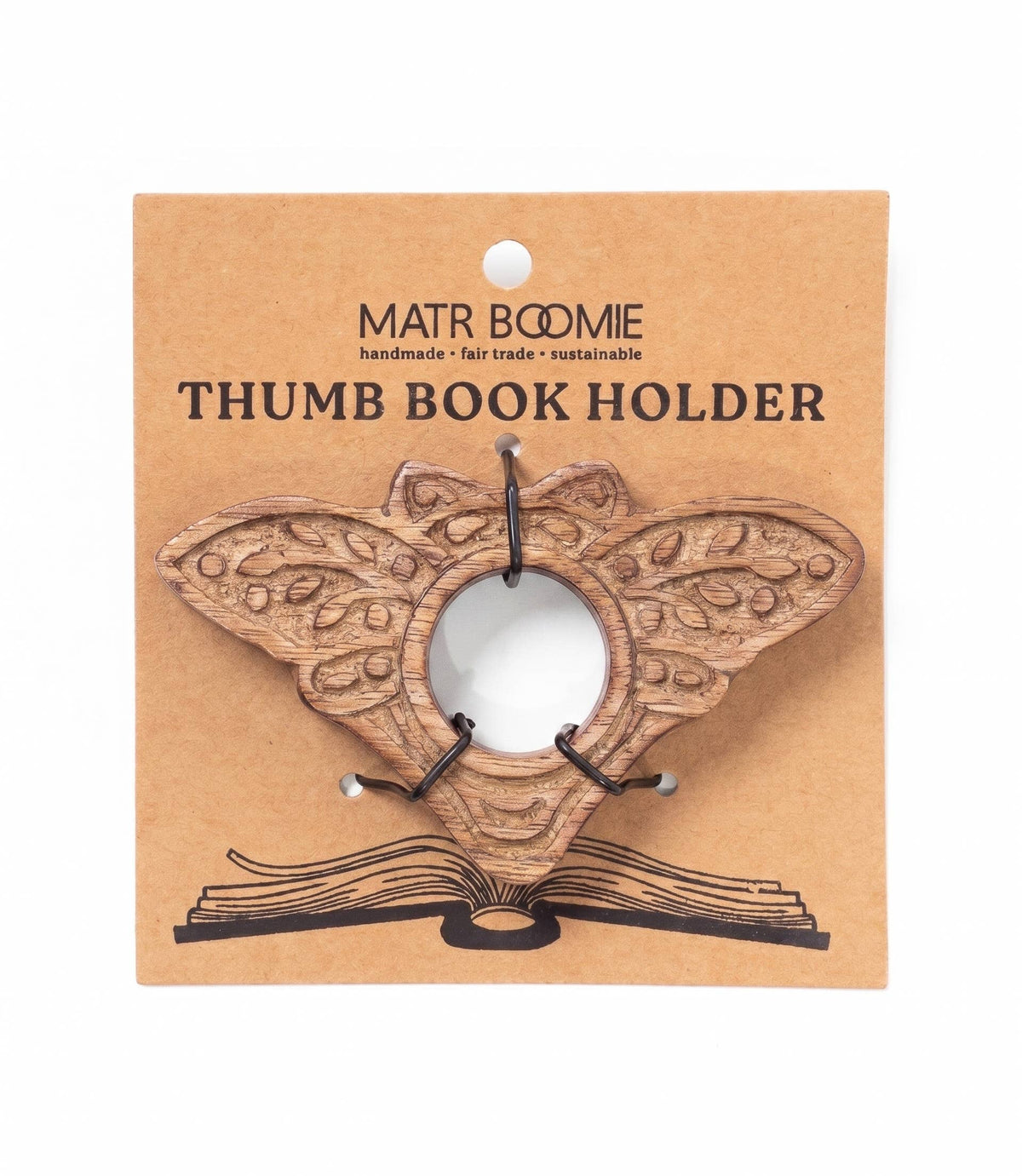Thumb Book Page Holder: Bee