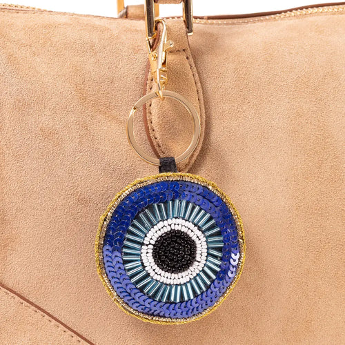 Bag Charm Keychain - Raksha Evil Eye