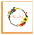 thankful wreath quilled card | Trade Routes Collective | Fair Trade | Winter Park, FL